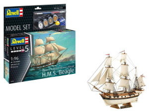  Revell 1/96 HMS Beagle Starter Set 