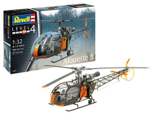 Revell 1/32 Aerospatiale Alouette II Model Kit Revell 1/32 Aerospatiale Alouette II Model Kit
