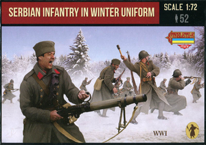 Strelets 1/72 WWI Serbian Infantry in Winter Uniform Strelets 1/72 WWI Serbian Infantry in Winter Uniform