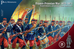 Perry Miniatures 28mm Franco-Prussian War French Infantry Advancing 1870-1871 Perry Miniatures 28mm Franco-Prussian War French Infantry Advancing 1870-1871