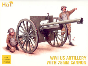 Hat Industrie 1/72 WWI US Artillery with 75mm Cannon Hat Industrie 1/72 WWI US Artillery with 75mm Cannon