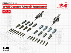 Icm ICM 1/48 Armament for WWII German Aircraft Model Kit  Icm ICM 1/48 Armament for WWII German Aircraft Model Kit