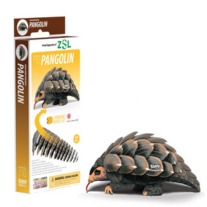 Eugy 110 Pangolin Card 3D Puzzle   Eugy 110 Pangolin Card 3D Puzzle