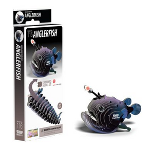 Eugy 116 Anglerfish Card 3D Puzzle   Eugy 116 Anglerfish Card 3D Puzzle