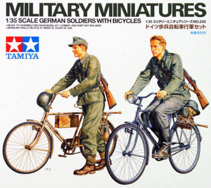 Tamiya 1/35 German Personnel with Bicycles Tamiya 1/35 German Personnel with Bicycles