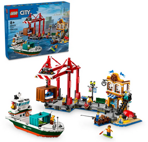 Lego City Seaside Harbor with Cargo Ship Lego City Seaside Harbor with Cargo Ship