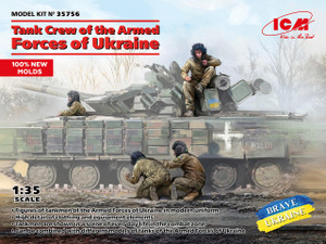 Icm ICM 1/35 Tank Crew of the Armed Forces of Ukraine Model Figures Icm ICM 1/35 Tank Crew of the Armed Forces of Ukraine Model Figures