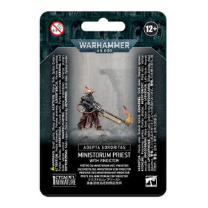 Games Workshop Warhammer 40,000 - Adepta Sororitas - Ministorum Priest with Vindictor Games Workshop Warhammer 40,000 - Adepta Sororitas - Ministorum Priest with Vindictor