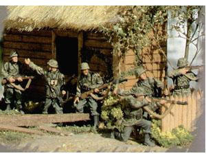 Pegasus Hobbies 1/72 Waffen SS WWII German Figure Set 1   Pegasus Hobbies 1/72 Waffen SS WWII German Figure Set 1