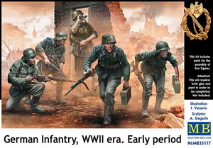 Master Box 1/35 WWII German Infantry (Early) Master Box 1/35 WWII German Infantry (Early)