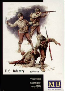 Master Box 1/35 WWII US Infantry July 1944   Master Box 1/35 WWII US Infantry July 1944