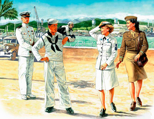 Master Box 1/35 WWII Women at War - US Navy WAVES   Master Box 1/35 WWII Women at War - US Navy WAVES