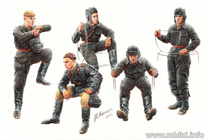 Master Box 1/35 WWII Soviet Tank Crew 1943-1945   Master Box 1/35 WWII Soviet Tank Crew 1943-1945
