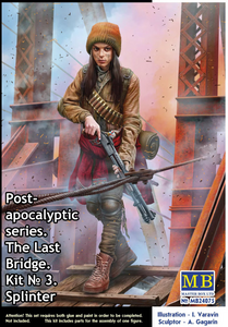 Master Box 1/24 Post-Apocalyptic Series - The Last Bridge Kit 3 - Splinter   Master Box 1/24 Post-Apocalyptic Series - The Last Bridge Kit 3 - Splinter