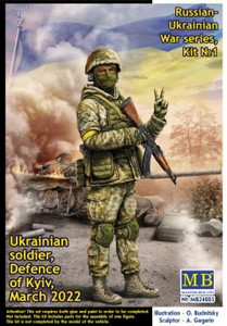 Master Box 1/24 RU-UKR War Kit No.1 Ukrainian Soldier, Defence of Kyiv 2022   Master Box 1/24 RU-UKR War Kit No.1 Ukrainian Soldier, Defence of Kyiv 2022