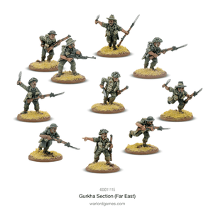 Warlord Games 28mm Bolt Action British Army Gurkha Section (Far East)   Warlord Games 28mm Bolt Action British Army Gurkha Section (Far East)