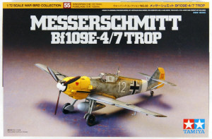  Tamiya 1/72 Messerschmitt Bf 109E4/7 Tropical 