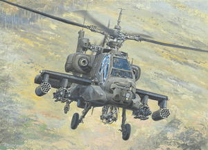 Trumpeter 1/35 Hughes AH-64A Apache Late Production   Trumpeter 1/35 Hughes AH-64A Apache Late Production