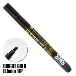  SMS Hyperchrome Chrome Marker Pen - Bright Gold - 0.5mm Tip 