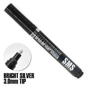  SMS Hyperchrome Chrome Marker Pen - Bright Silver - 3mm Tip 