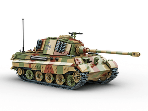 Build Army 1/33 Pz.Kpfw.VI Ausf.B King Tiger Heavy Tank in Camo Build Army 1/33 Pz.Kpfw.VI Ausf.B King Tiger Heavy Tank in Camo