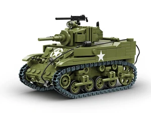  Build Army 1/33 M5A1 Stuart Light Tank 