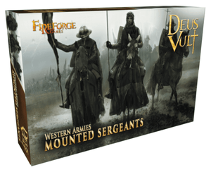 Fireforge Games 28mm Deus Vult - Mounted Sergeants Fireforge Games 28mm Deus Vult - Mounted Sergeants