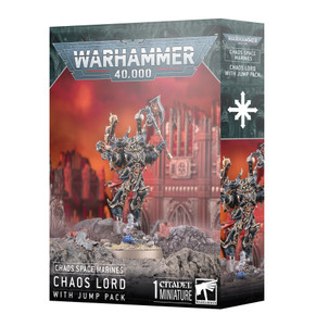 Games Workshop Warhammer 40,000 - Chaos Space Marines - Chaos Lord with Jump Pack Games Workshop Warhammer 40,000 - Chaos Space Marines - Chaos Lord with Jump Pack