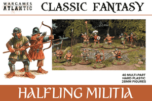 Wargames Atlantic 28mm Classic Fantasy - Halfling Militia Wargames Atlantic 28mm Classic Fantasy - Halfling Militia