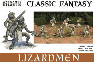 Wargames Atlantic 28mm Classic Fantasy - Lizardmen Wargames Atlantic 28mm Classic Fantasy - Lizardmen