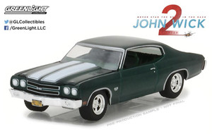  Greenlight 1/64 John Wick 2 (2017 Movie) 1970 Chevrolet Chevelle SS 396 