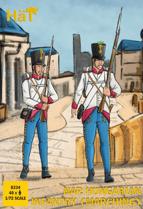 Hat Industrie 1/72 Napoleonic Hungarian Infantry - Marching Hat Industrie 1/72 Napoleonic Hungarian Infantry - Marching