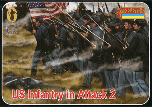 Strelets 1/72 American Civil War Union Troops in Attack Set 2 Strelets 1/72 American Civil War Union Troops in Attack Set 2