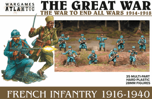 Wargames Atlantic 28mm Great War - WWI French Infantry 1916-1940   Wargames Atlantic 28mm Great War - WWI French Infantry 1916-1940