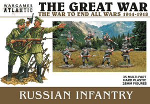  Wargames Atlantic 28mm Great War - WWI Russian Infantry 