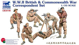  Bronco Kits 1/35 WWII British & Commonwealth War Correspondent Set 