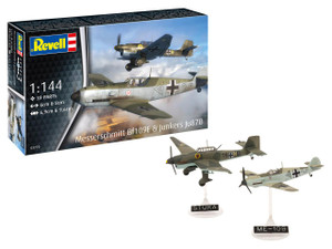  Revell 1/144 Messerschmitt Bf 109E & Junkers Ju 87B Stuka 