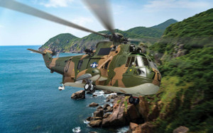  Corgi 1/72 Sikorsky SH-3A Sea King - HS-2 Golden Falcons - USS Hornet 