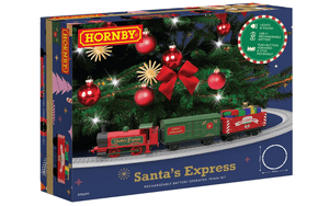 Hornby Railways Santa’s Express Battery-powered Train Set Hornby Railways Santa’s Express Battery-powered Train Set