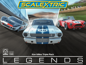 Scalextric Slot Car Set - Ken Miles - Triple Car Pack Scalextric Slot Car Set - Ken Miles - Triple Car Pack