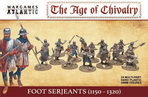 Wargames Atlantic 28mm Age of Chivalry - Foot Serjeants 1100-1320 Wargames Atlantic 28mm Age of Chivalry - Foot Serjeants 1100-1320