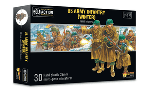 Warlord Games 28mm Bolt Action US Army Infantry in Winter Uniform 1942-1945 Warlord Games 28mm Bolt Action US Army Infantry in Winter Uniform 1942-1945