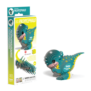  Eugy 63 Pachycephalo Card 3D Puzzle 