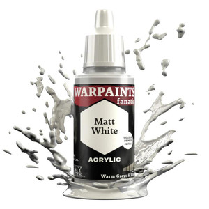 Army Painter Warpaints Fanatic 3012 18ml Matt White Acrylic Paint Army Painter Warpaints Fanatic 3012 18ml Matt White Acrylic Paint