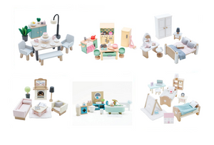 Le Toy Van Daisylane Dolls House Furniture Set of 6 Le Toy Van Daisylane Dolls House Furniture Set of 6