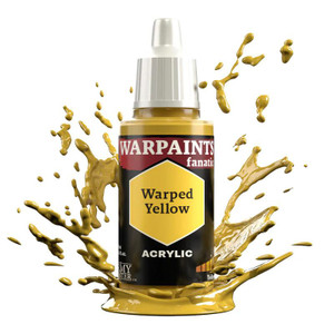 Army Painter Warpaints Fanatic 3094 18ml Warped Yellow Acrylic Paint   Army Painter Warpaints Fanatic 3094 18ml Warped Yellow Acrylic Paint