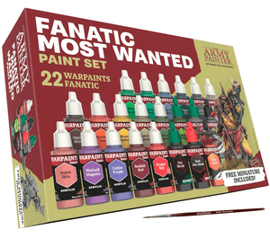 Army Painter Warpaints Fanatic 8071 Most Wanted Paint Set   Army Painter Warpaints Fanatic 8071 Most Wanted Paint Set