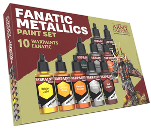  Army Painter Warpaints Fanatic 8069 Metallics Paint Set 