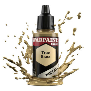  Army Painter Warpaints Fanatic Metallics 3186 18ml True Brass Acrylic Paint 