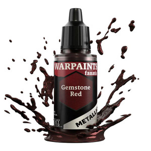  Army Painter Warpaints Fanatic Metallics 3198 18ml Gemstone Red Acrylic Paint 